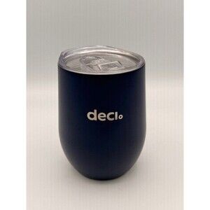 New Deci 14oz Premium Stainless Steel Insulated Stemless Wine Cup Water Tumbler